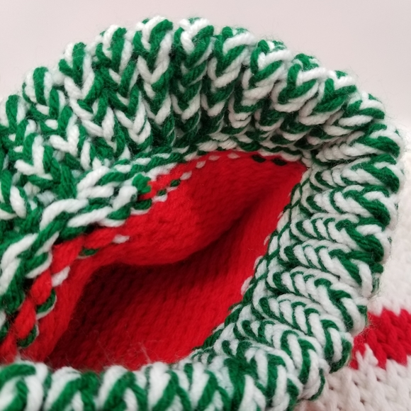 Five Handmade Christmas Colors Beanies Lot! Gift - Picture 9 of 11